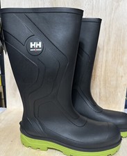 Helly Hansen Men's  SZ 13 Green Alta PU Composite Toe  Premium Mud Boots HHS171S