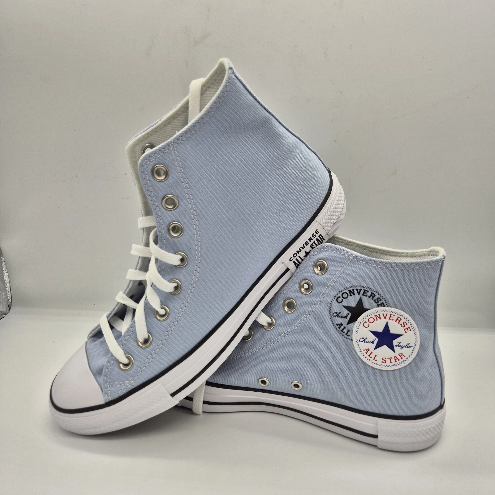 Converse Unisex Chuck Taylor All Star Hi Top Shoes Blue Size 10 Men's 12 Wms