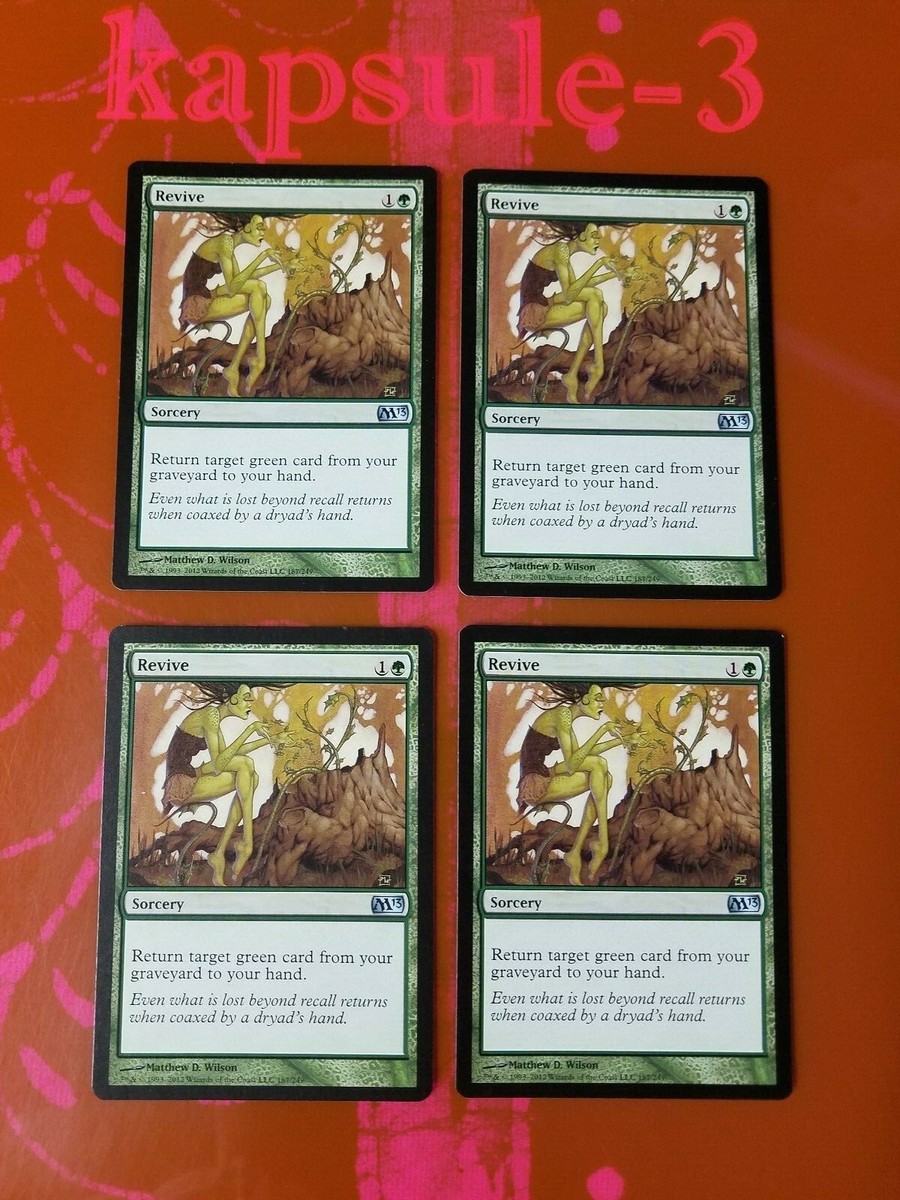 4x Revive | M13 Magic 2013 | MTG Magic Cards