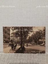 postcard PALERMO VIA LIBERTà bus tram animated carriage beautiful 