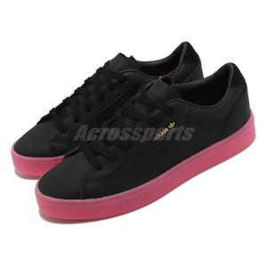 adidas Originals Sleek W Black Pink Women Casual Lifestyle Shoes Sneakers  G27341 | eBay