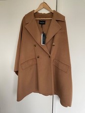 Beautiful Spring Bcbg Maxazria Oversized Cape Coat, Camel, Size M/l, 52% Wool