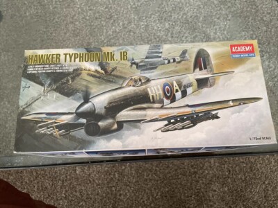 1/72 ACADEMY HAWKER TYPHOON MK. IB Plastic Model Kit #1664
