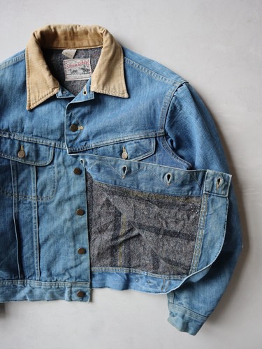 Vintage 70s Lee Storm Rider Denim Jacket Size M Blanket Lined Made in USA - Picture 5 of 10