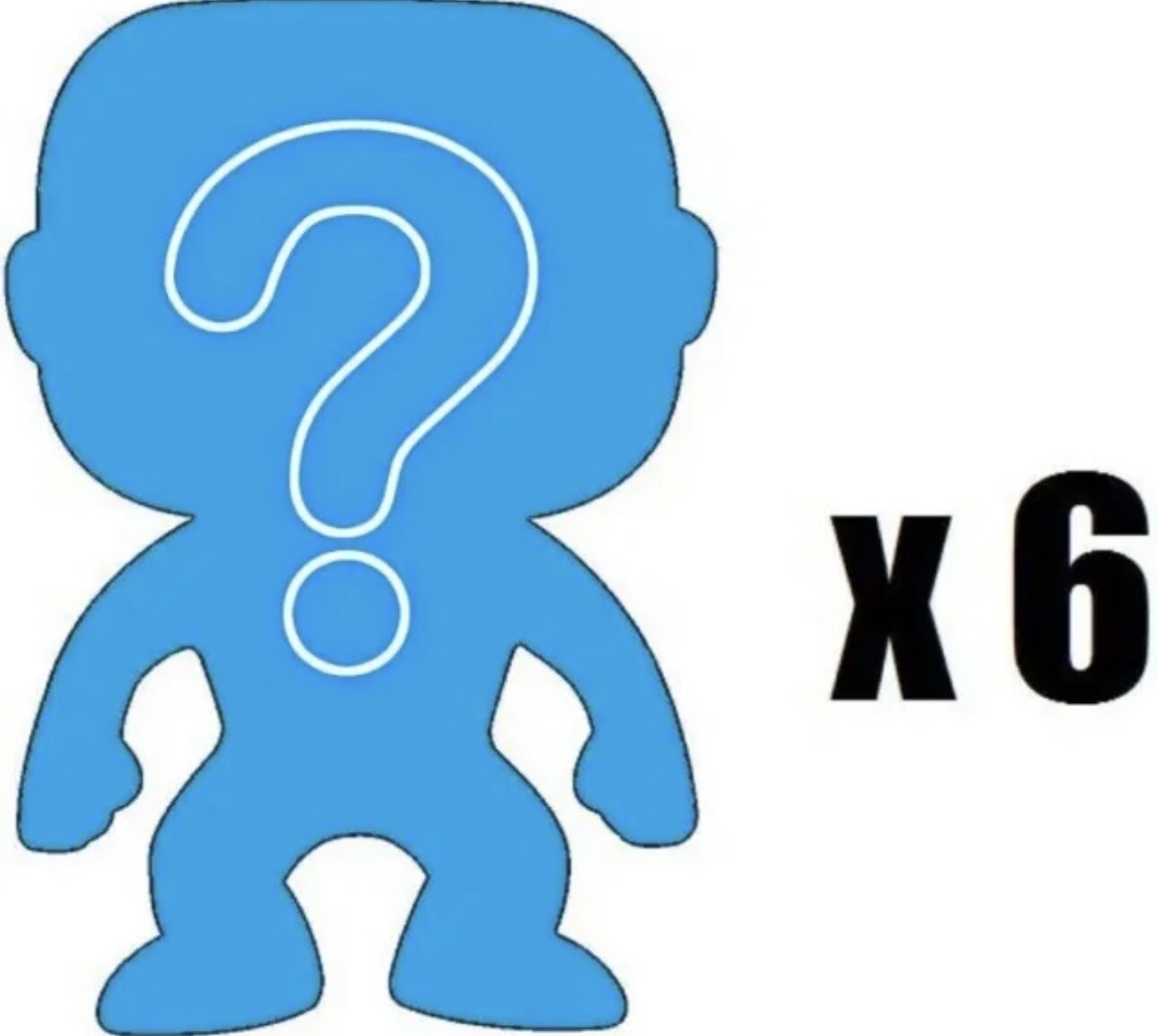 Funko Pop Mystery Box  6 Pop Figures *Guaranteed 2 Exclusives*