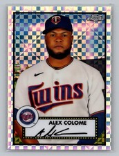 2021 Topps Chrome Platinum Anniversary X-FRACTOR - #445 Alex Colome