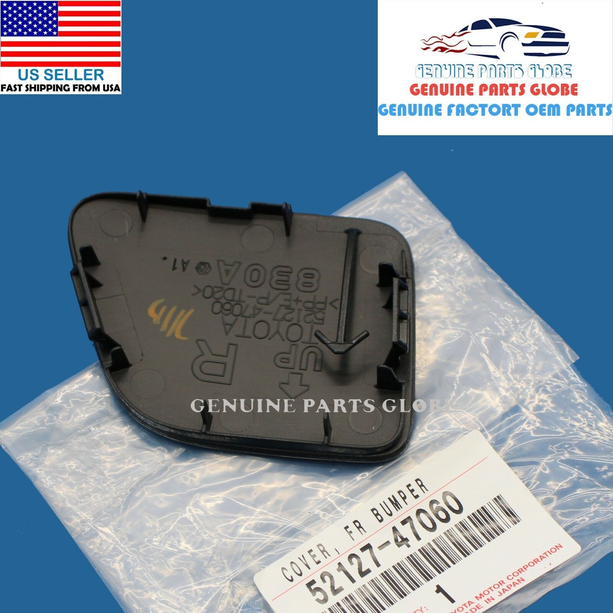 GENUINE TOYOTA 15-17 PRIUS V RIGHT PASSENGER FRONT BUMPER HOLE