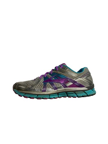 Brooks Adrenaline GTS 22 Running Shoes Mens 11 Grey Purple Stability Sneaker Brooks WOMEN main image 4