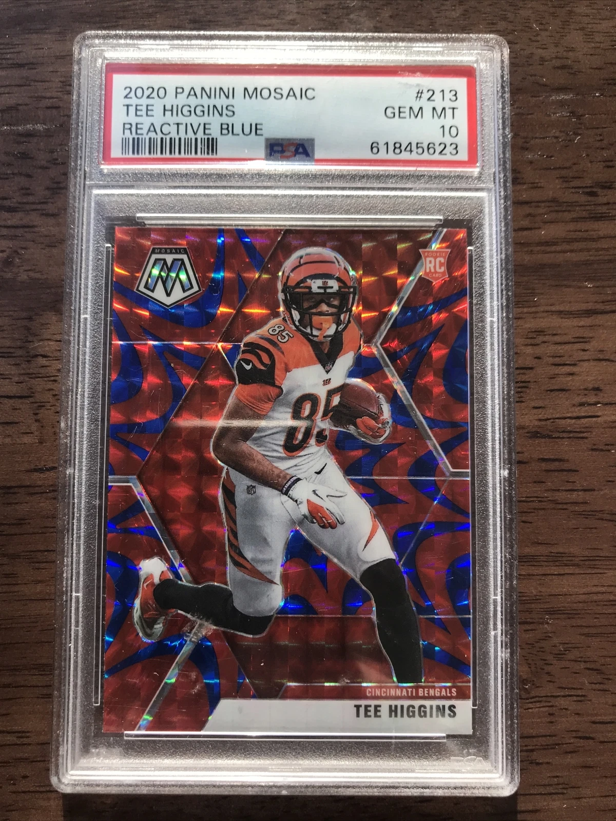 Tee Higgins trading card