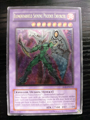 yugioh elementarheld shining phoenix enforcer eoj- de033 ultimate rare