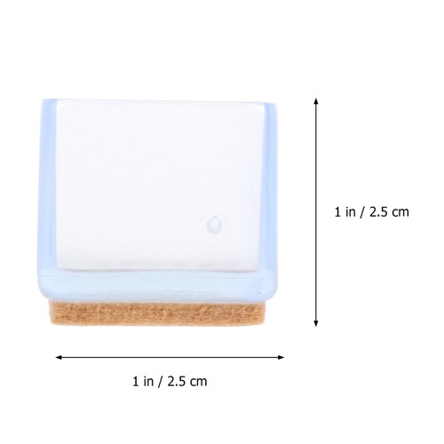 20PCS Chair Pads Scratches Chair Leg Floor Protectors Silicone Chair Feet Covers - 第 3/12 張圖片