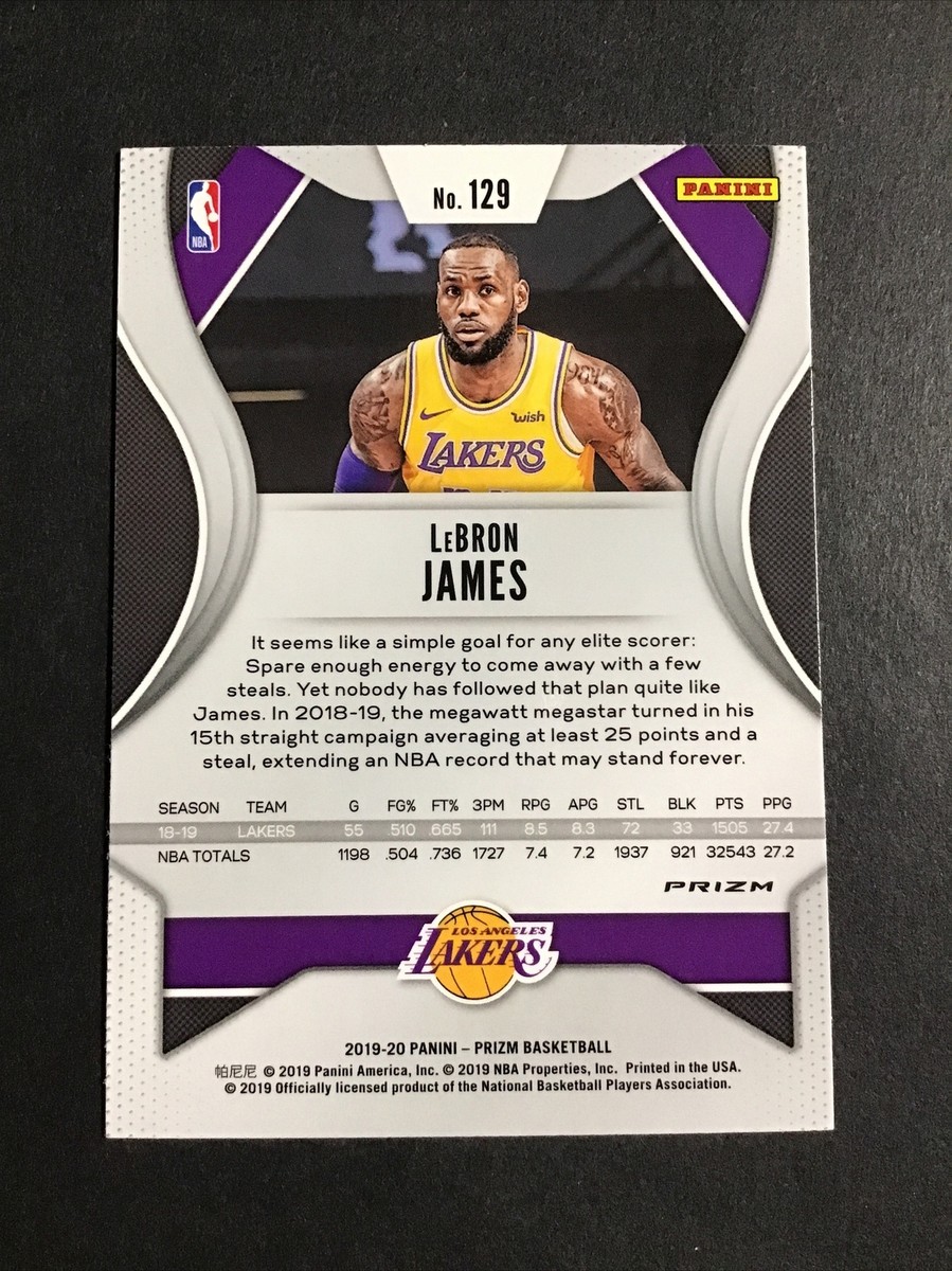 その他 2019-20 Panini Prizm Orange Ice LEBRON 2019/20 Panini Prizm