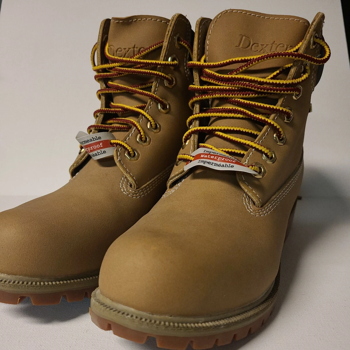 Dexter steel top toe boots