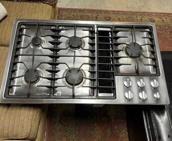 Jenn-Air 36 Inch Gas Downdraft Cooktop JGD3536WS01, Stainless | eBay