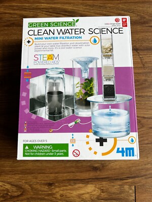#ad Mini Water Filtration Science Clean Water Educational Gift 4M $15.99