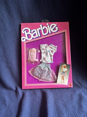 Tenue Mattel 'The Jeans Look Fashions' Pour Barbie 1987 - Réf. 1187 - Occasion (voir Photos)