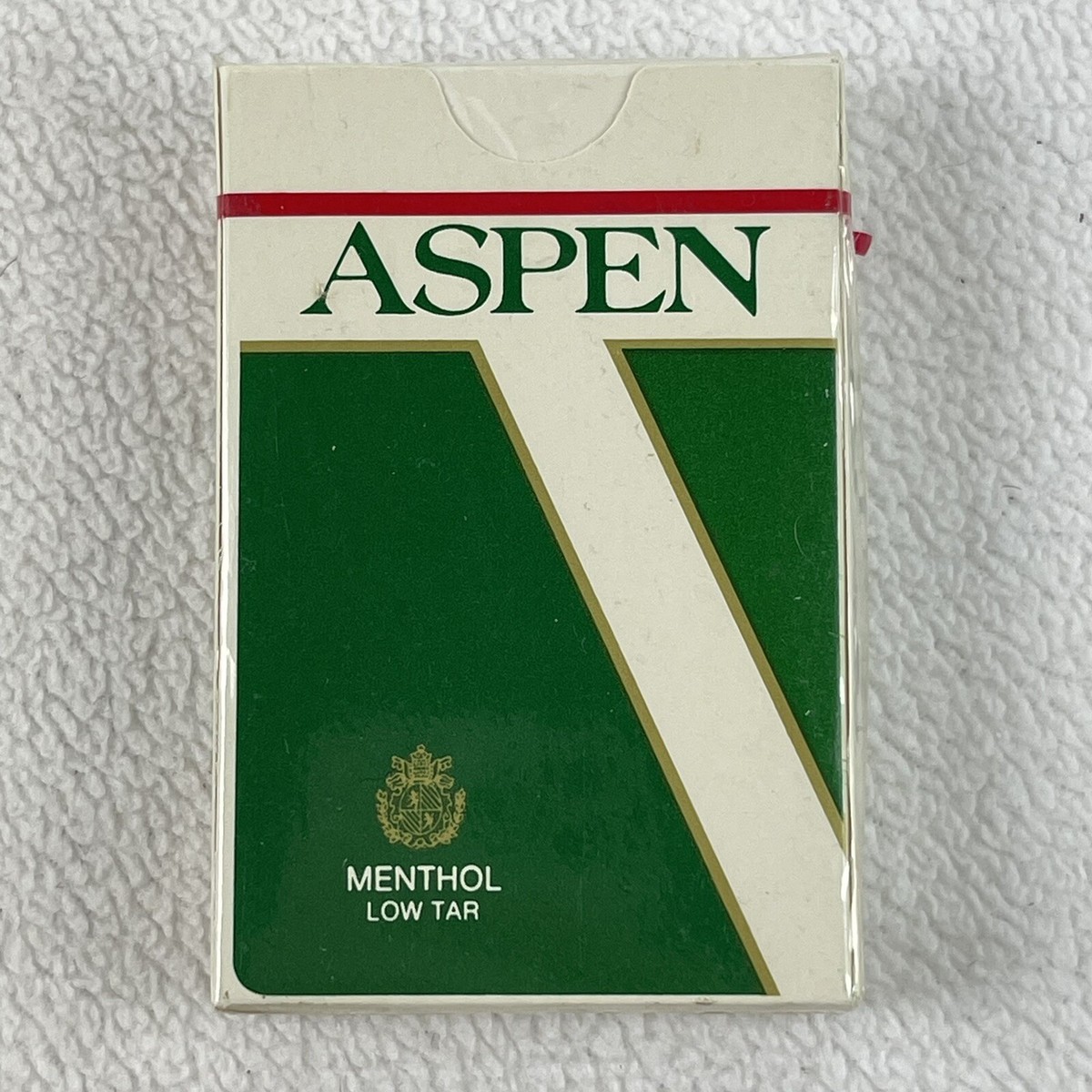 menthol cigarette cards Vintage Aspen Menthol Cigarette Promotional Playing Cards