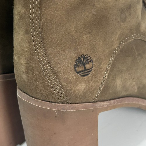 TIMBERLAND Talla 6 Allington 6 Pulgadas Botas de Tacón Alto con Cordones para Mujer Oliva Nubuck - Imagen 9 de 13
