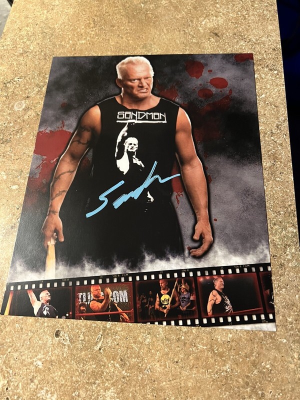 Sandman Hand Autographed 8x10 Photo