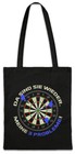 Darts Probleme Hipster Bag Stofftasche Stoffbeutel Dartscheibe Spiel Sport Hobby