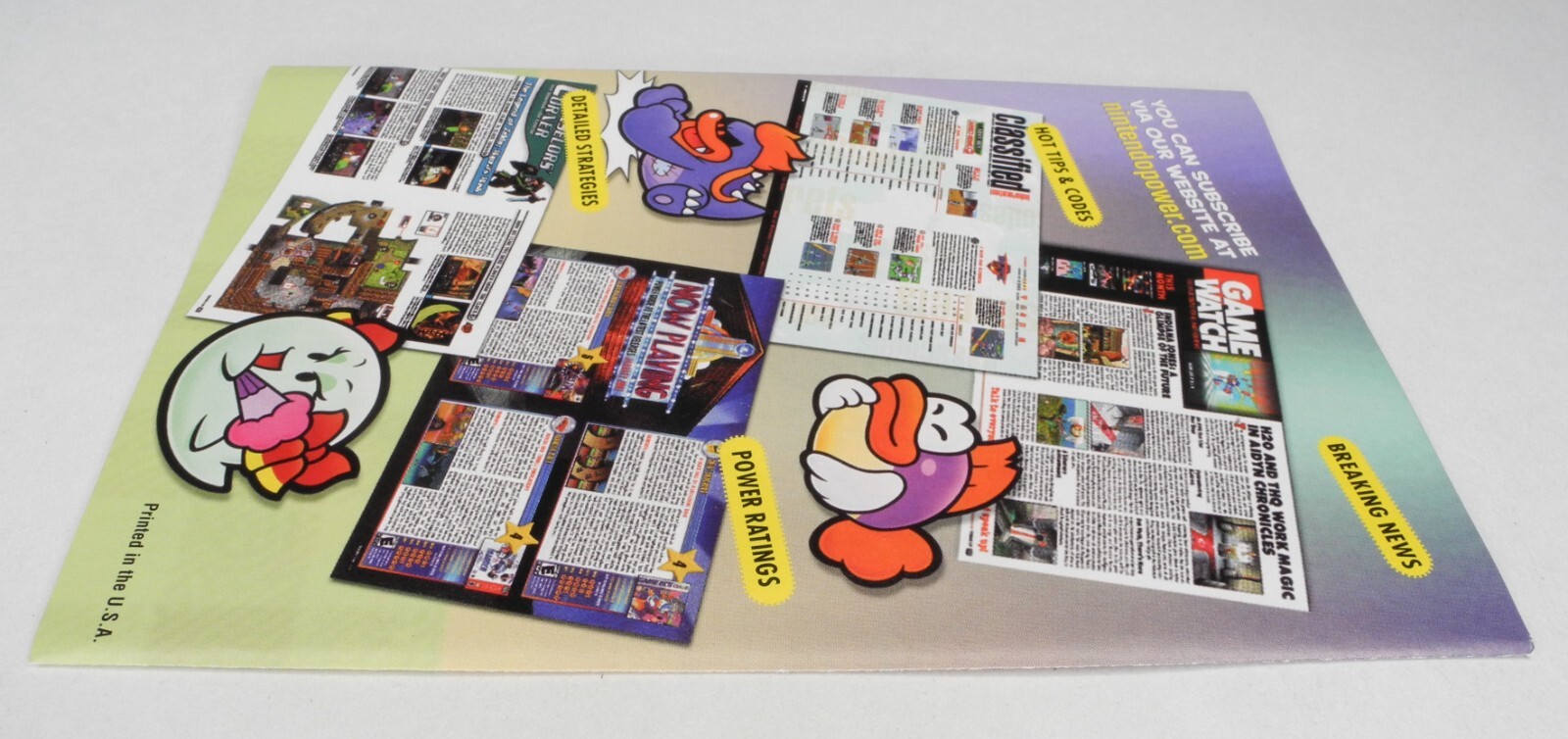 Paper Mario Nintendo 64 N64 2001 Free Player's Guide Insert U/NUSNMQE