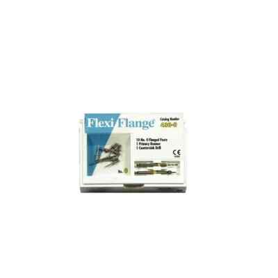 430-0 Essential Dental Systems Flexi-Flange Stainless Steel 0 Yellow 10/Pk
