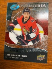2019-20 UD ICE Premieres Retro #27 Erik Brannstrom Rookie /149 Ottawa Senators