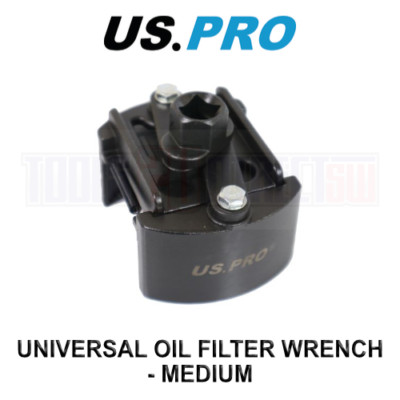 US PRO Tools verstellbarer Universal Ölfilterschlüssel Medium 80 - 105 mm 7171