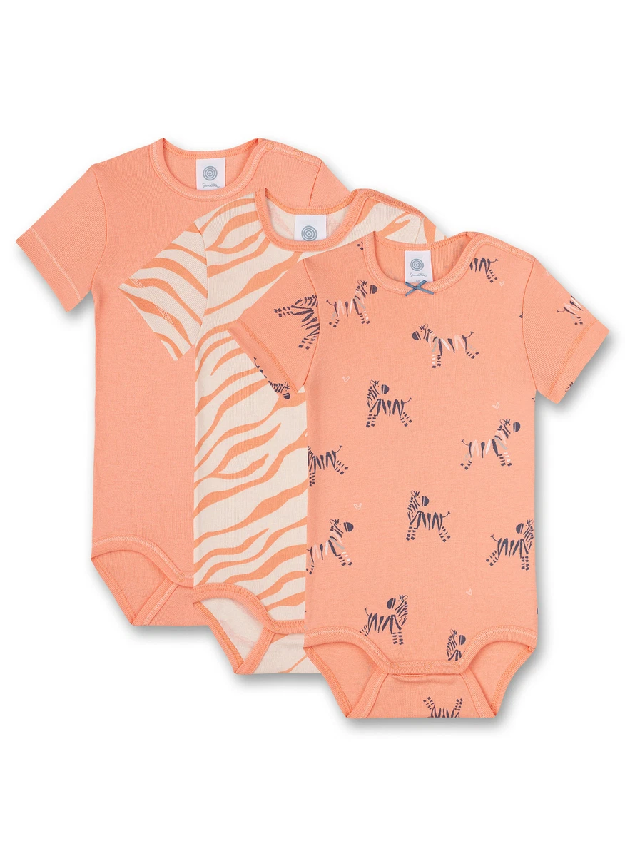 Sanetta Baby Body Sale Sanetta Baby-Mädchen Body Kurzarm - Bio Baumwolle Streifen Sanetta Babykleidung