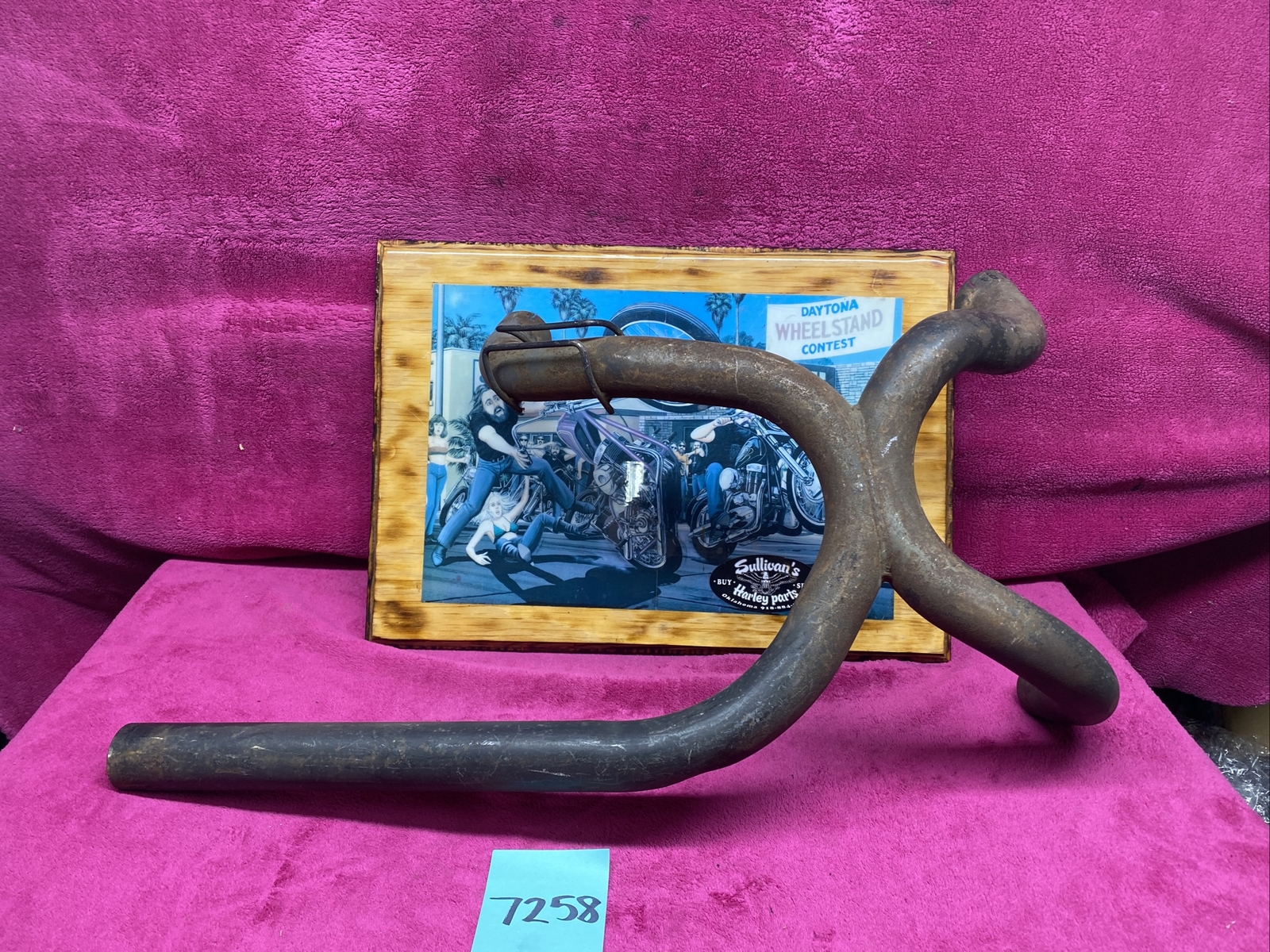 harley xlcr exhaust header x pipe cafe racer sportster ironhead Head