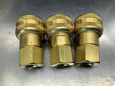 (3) Foster FM4004 ZSi-Foster Quick Disconnect 1-Way Automatic Socket - 1/4" FPT