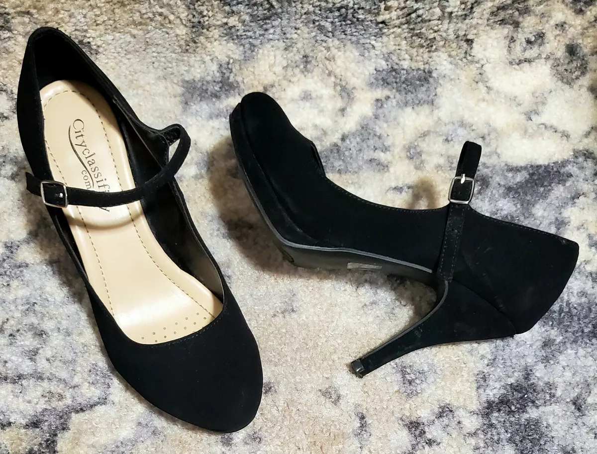 Buy BLACK Heeled Shoes for Women by ROCIA Online | Ajio.com