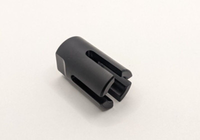 .22cal .22LR 1/2x28 Linear Muzzle Brake Compensator Anodized Black Aluminum