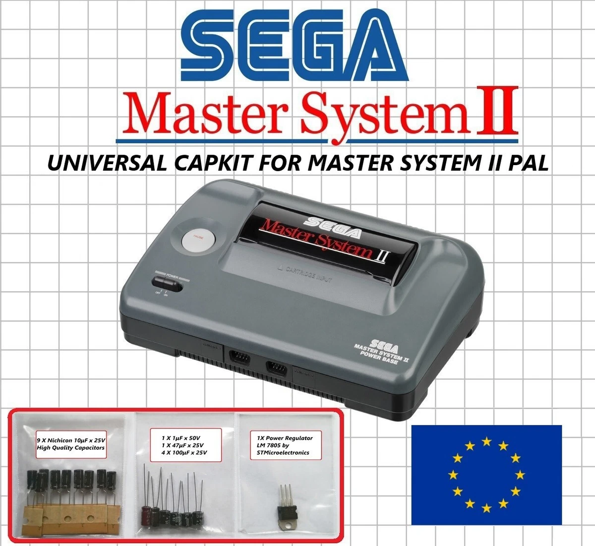 Alimentation secteur officielle sega master system 2 - ref 3008-1