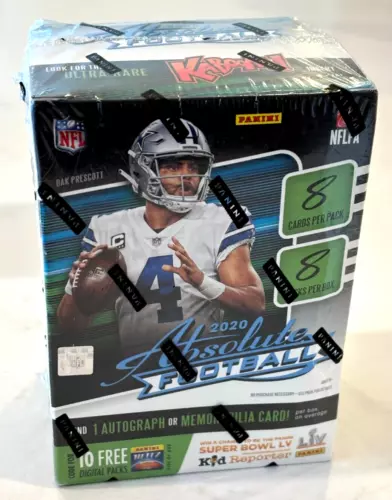 2020 Panini Absolute Football Blaster & Hanger Boxes Sealed EXCLUSIVE KABOOMS!