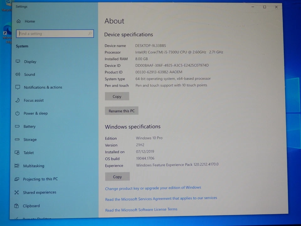 Microsoft surface pro 5 1796, Intel i5-7300U, 8GB RAM, 256GB SSD, als Teildefekt - Bild 3 von 4