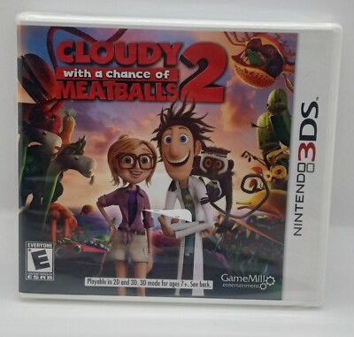 Cloudy With a Chance of Meatballs 2 (Nintendo 3DS) BRAND NEW  B3G1