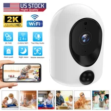 2K Wireless PIR Motion Night Vision Camcorder Home Security Cam Wifi Camera 4MP