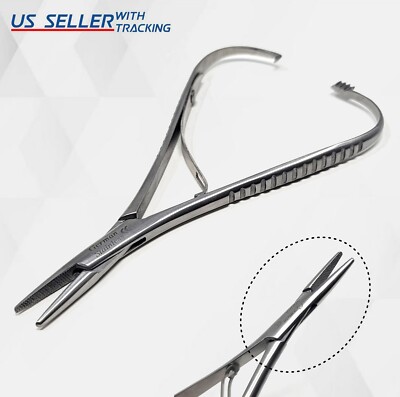 Slim Narrow Tip Mathieu Ligature Elastic Placing Plier 5.5'' Ortho Plier German G