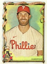 2023 Topps Allen & Ginter Silver Portrait Hot Box #60 Bryce Harper - Philadelphi