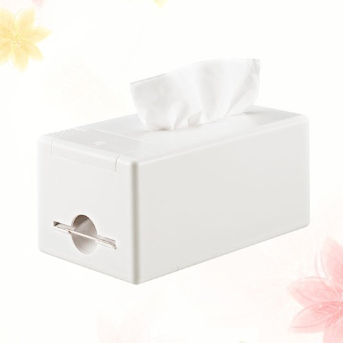 Toothpick Tissue Box Desktop Paper Organizer Automatic Dispenser - Picture 12 of 12