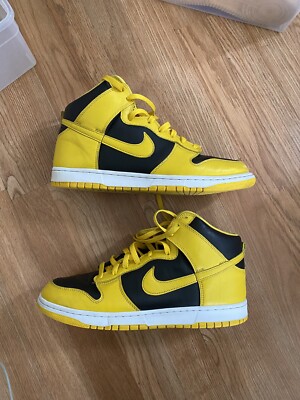 Nike Dunk High Wu Tang Black Varsity Maize Iowa 2020