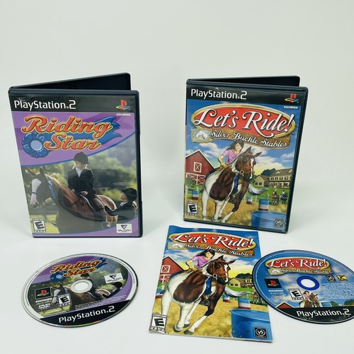 Riding Star & Let’s Ride Horse Horseback PLAYSTATION 2 (PS2) Sports (G5