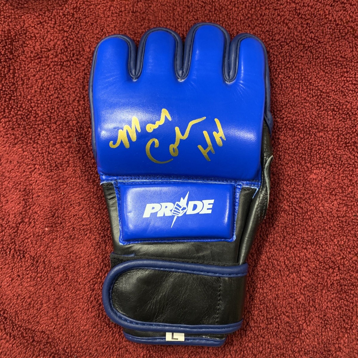 Mark Coleman SIGNED Autograph Replica Pride MMA Glove - UFC HOF