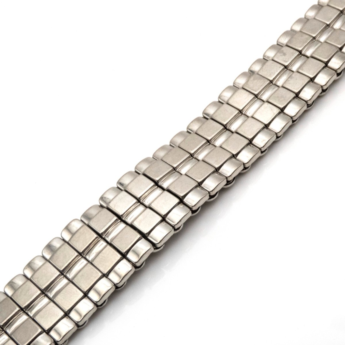 Vintage JB Champion 18.5 mm stainless steel wristwatch expansion