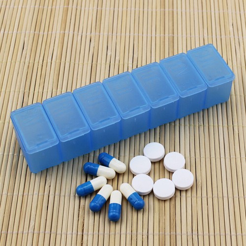 Wöchentliche Tägliche Pillendose Tablet-Organizer Medikamentenhalter 7-Tage- C8 - Imagen 22 de 23