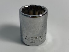Vintage Craftsman 1/2" SAE 12 Point 1/4" Drive -EE- 43607 Socket Made in USA