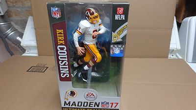KIRK COUSINS-MCFARLANE MADDEN NFL 17 ULTIMATE TEAM SERIES 3 ACTION FIGURE 7''