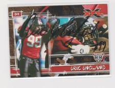 ERIC ENGLAND XFL SAN FRANCISCO DEMONS TEXAS A&M UNIVERSITY AUTOGRAPHED CARD 
