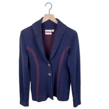 Anthropologie Rosie Neira Dotted Knit Sweater Blazer Medium ASO Vampire Diaries